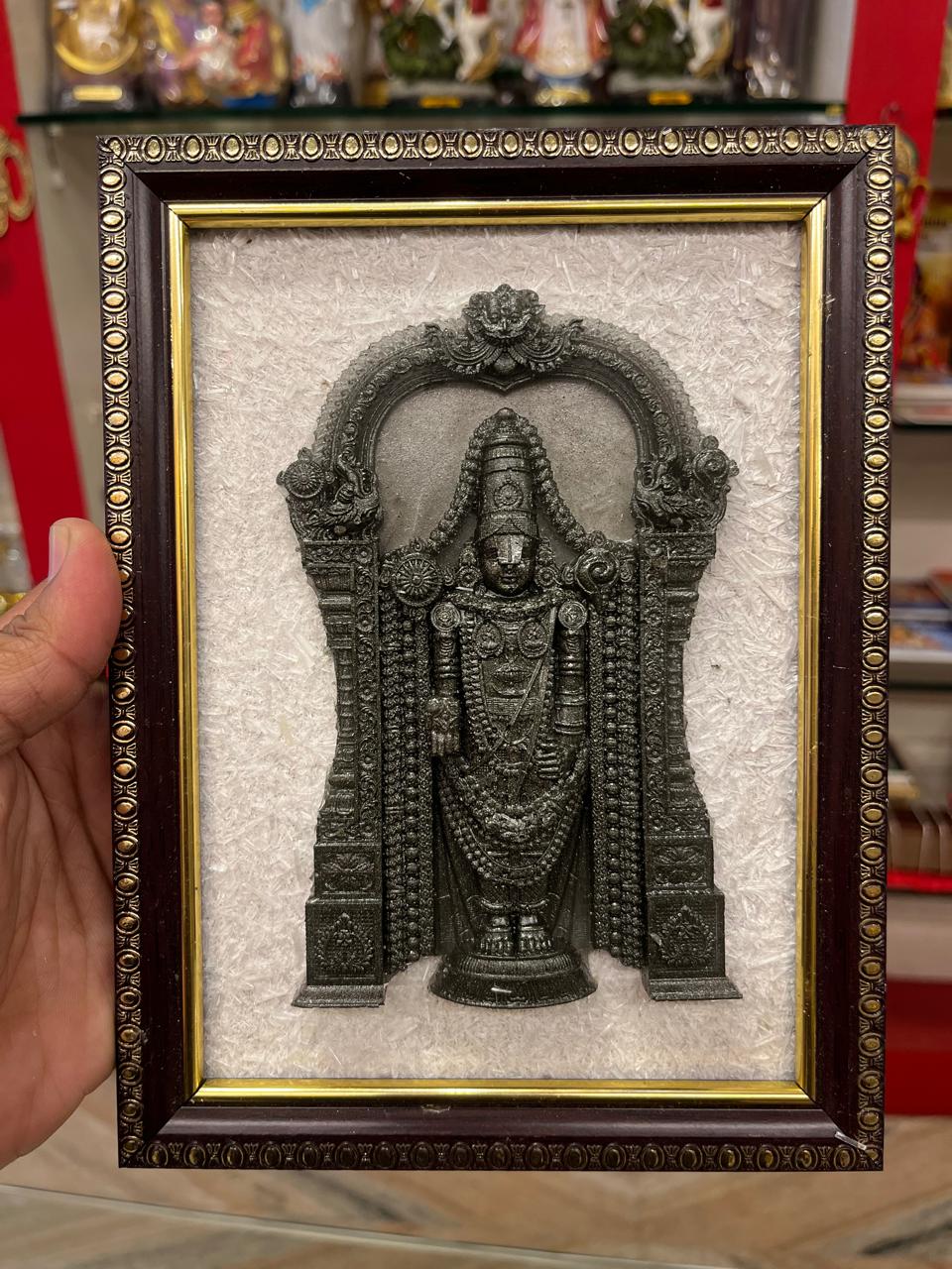 THIRUPATHI BALAJI PYRITE PHOTO FRAME