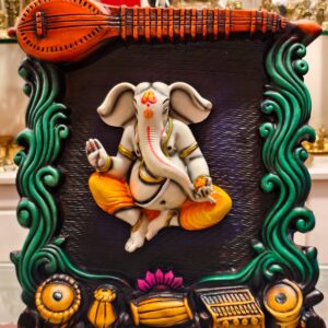 GANESHA WITH INSTRUMENTS
